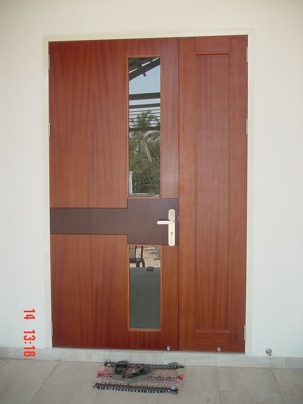 Construction phase - Entrance door