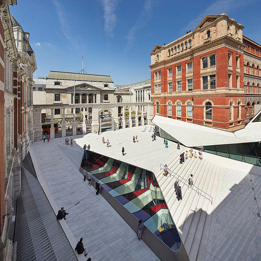 RIBA London Building of the Year Award: Victoria & Albert Museum Exhibition Road Quarter by AL_A. Photo: Hufton+Crow.