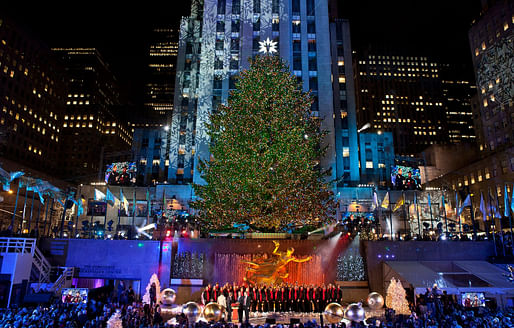 The Rockefeller Center Christmas Tree Lighting in 2012. Photo: Anthony Quintano/Flickr