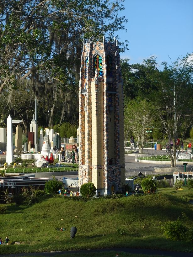 Bok Tower in Miniland, Legoland Florida in Winter Haven.