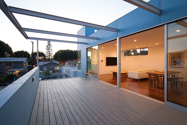 second floor deck