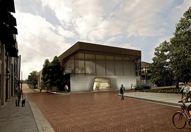 Louisiana Sports Hall of Fame Museum - Exterior Rendering (Image: Trahan)