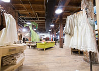 Top Pine Flooring On Anthropologie Retail Store