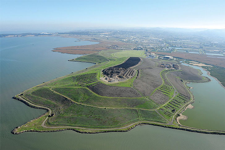 West Contra Costa County Landfill, © Center for Land Use Interpretation from Around the Bay: Man-Made Sites of Interest in the San Francisco Bay Region (Blast Books).