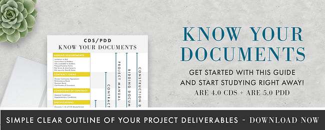 Know Your Documents - Simple clear outline for all your deliverables.