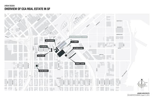 Map of CCA's current SF holdings. Image via CCA.