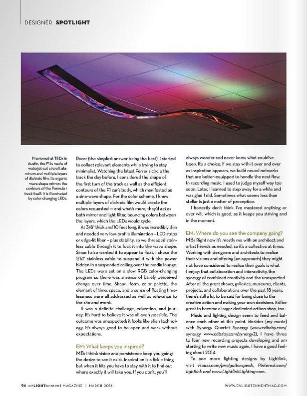  Enlightenment Profile March 2014