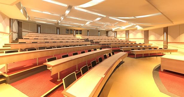 Lecture Hall Rendering
