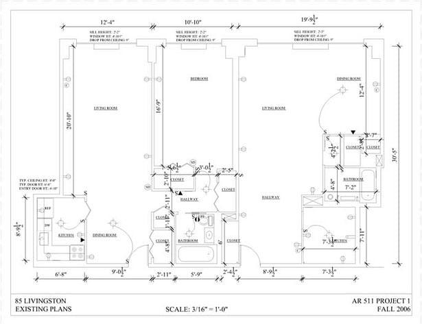 Original 2 Apartment Floor Plan