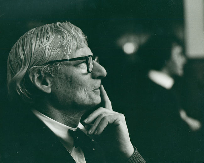 Louis Kahn, ca. 1972. Robert C. Lautman Photography Collection, National Building Museum.