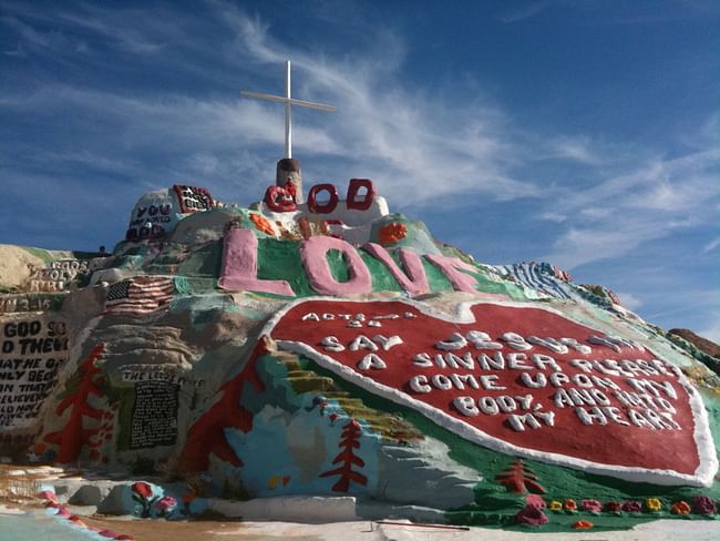 Another view of Salvation Mountain. Credit: Wikipedia