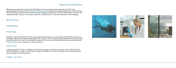 I am proposing Ellen and Elly are transformed into Marine Biology, Oceanography, Climatology laboratories and a Scuba center with lodging for scientists and students after they are decommissioned in 2020. 