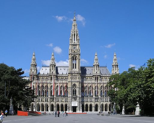 A number of forward-looking political decision must have been passed in Vienna's mighty city hall to place the Austrian capital consistently at top places of various livability indexes. (Image via Wikipedia)