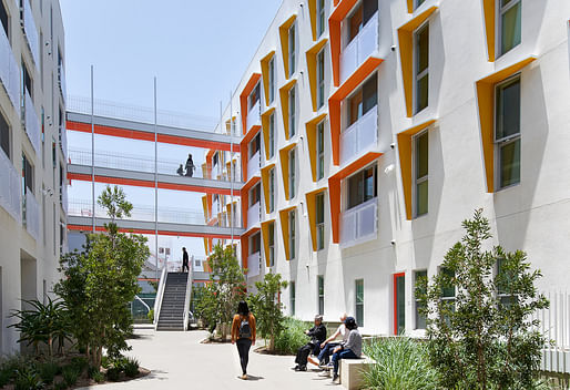 The Jørn Utzon Award for International Architecture: The Arroyo Affordable Housing, John Koning Eizenberg Architecture, Santa Monica, California. Photo: Eric Staudenmaier.