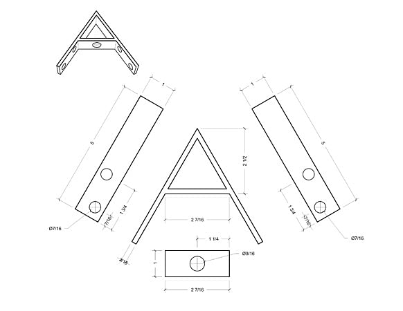 Shop Drawing of Brackets