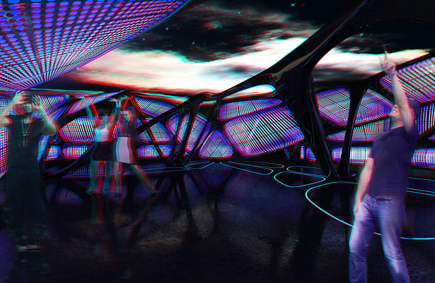 3D Dance floor image