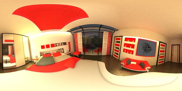 Modern Bedroom 360 design