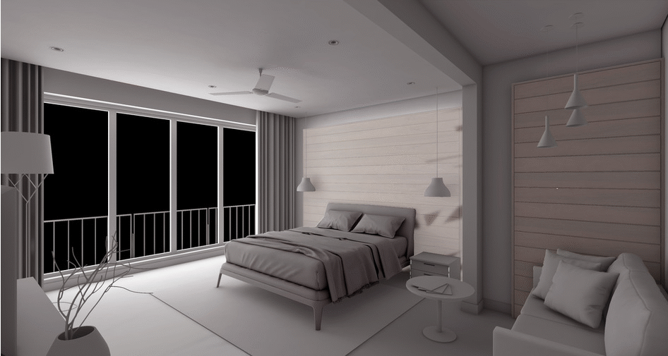 3D Visualization of an Interior Project