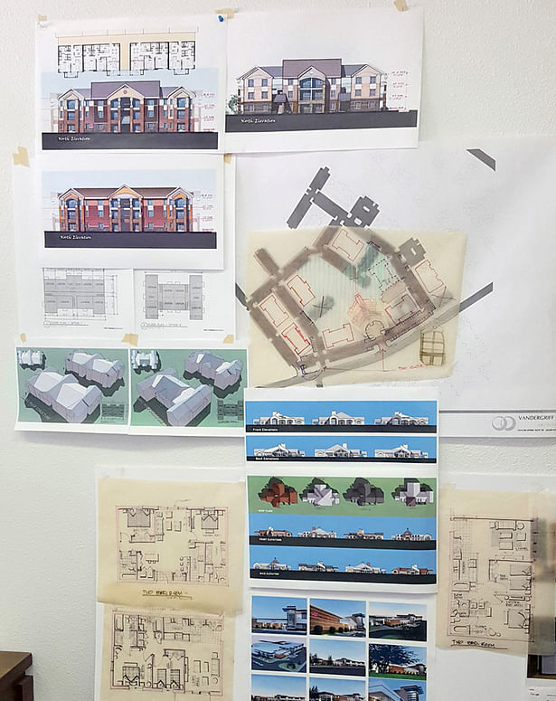 Elevation Study for Advenir at Legado Ranch 3 stories apartments. 4001 De Morada Dr, Odessa, TX 79765