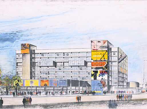 Image: design for competition for Elephant & Castle, RIBA Collections 