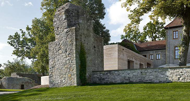 View of the bailey from north-east curtain wall. © Stefan Müller