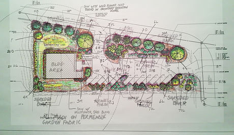 Final Concept design for landscape on expressway adjacent church site. Awaiting construction.