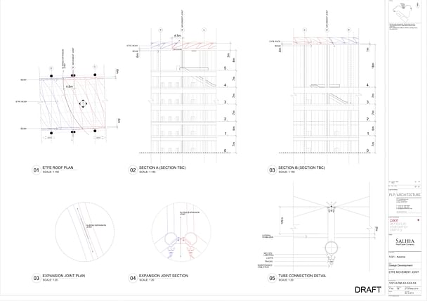 ETFE Roof Movement Joint Study