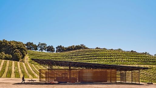 ​Saxum Vineyard Equipment Barn, Paso Robles, California | Clayton & Little Architects​. Photo: Casey Dunn.