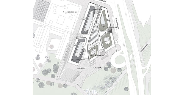 Wolfsburg Wissens Campus. Site plan