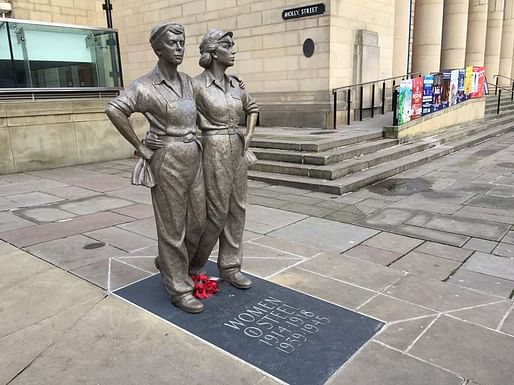 The Steel of Women statue in Sheffield. Photo: Matt Brown/Flickr