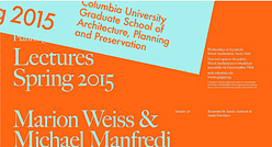 Get Lectured: Columbia GSAPP, Spring '15