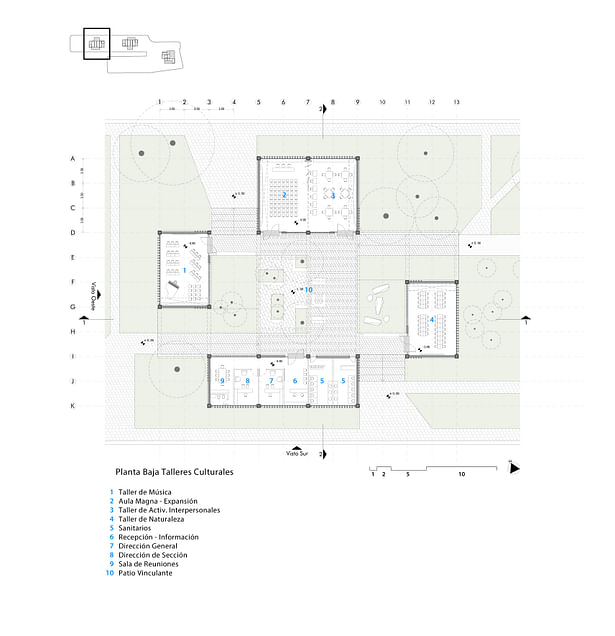 Floor - Cultural Ateliers Semipublic Floor. (Image of shared autorship)