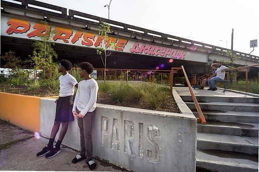 Parisite Skatepark by the Albert and Tina Small Center for Collaborative Design. Photo: Michael Wong. (Submitted by Administrators of the Tulane Educational Fund on behalf of the Albert and Tina Small Center for Collaborative Design)