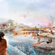 Rendering of the winning proposal, Down by the River (Image: Mandaworks and Hosper Sweden)