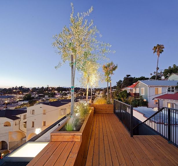Rooftop deck