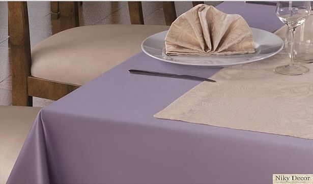 Interior restaurant restaurants with cotton tablecloths