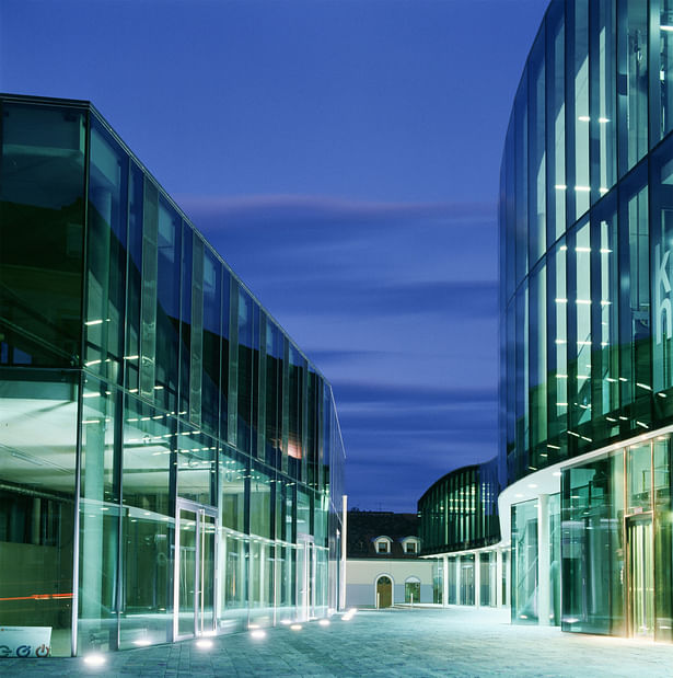 Interior street at night