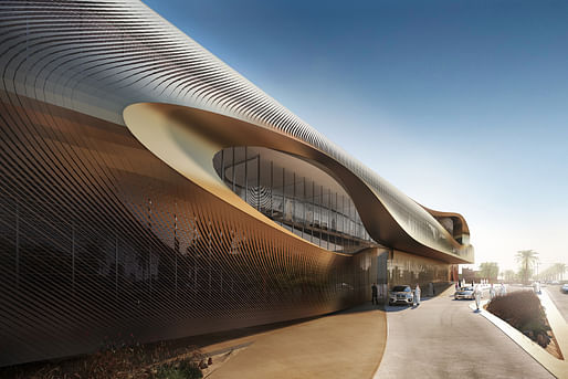 Urban Heritage Administration Centre. Rendering by Methanoia. Copyright © Zaha Hadid Architects