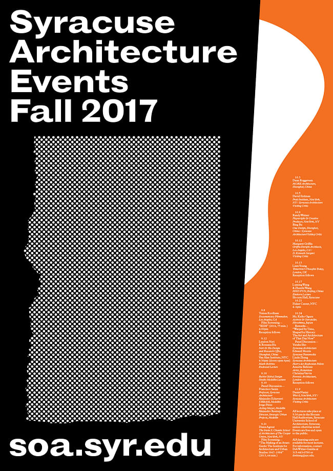 Poster courtesy of Syracuse Architecture.