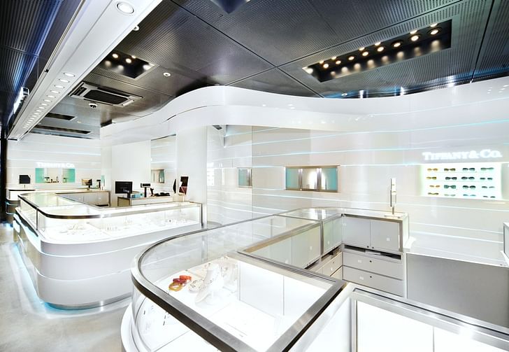 Tiffany & Co., Milan. Image courtesy of Christian Lahoude Studio.
