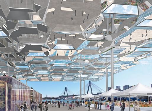 Masterplanning - Future Projects Winner: Allen Jack+Cottier Architects and NH Architecture, Sydney Fish Markets, Sydney, Australia.