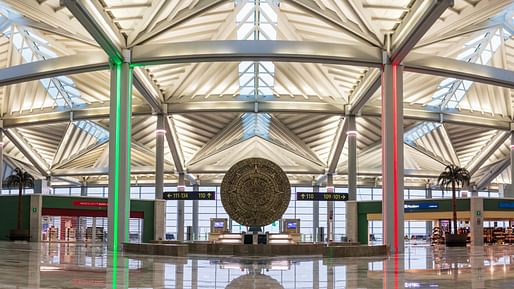 Felipe Ángeles International Airport in Zumpango, Mexico by Francisco González Pulido. Image: © Aeropuerto Internacional Felipe Ángeles