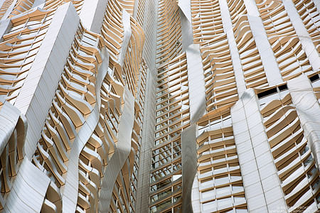8 Spruce Street NYC. Architect: Gehry Partners LLP © Andrew Prokos