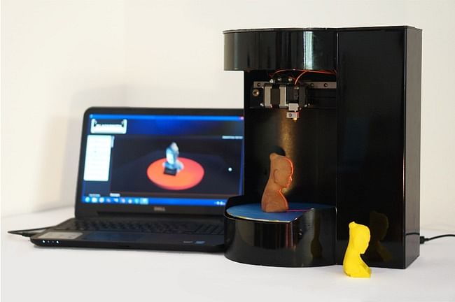 The 3D printer/scanner hybrid Blacksmith Genesis. 