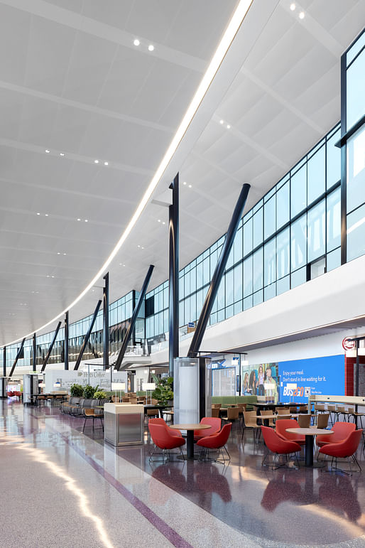 Logan International Airport Terminal E in Boston from luis vidal + architects and AECOM. Image: © AECOM/Ema Peter Photography