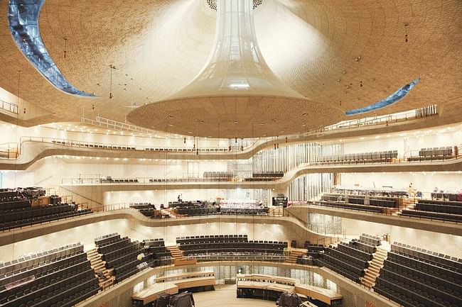 interior of concert hall via Der Spiegel