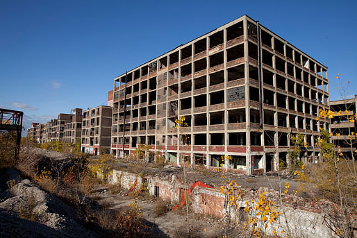 Western part of the abandoned Packard Automotive Plant in Detroit, Michigan. Photo: Albert Duce/Wikipedia
