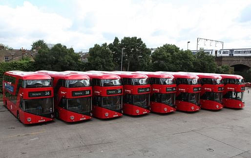 Heatherwick's cancelled "New Bus for London." Image: Heatherwick Studio
