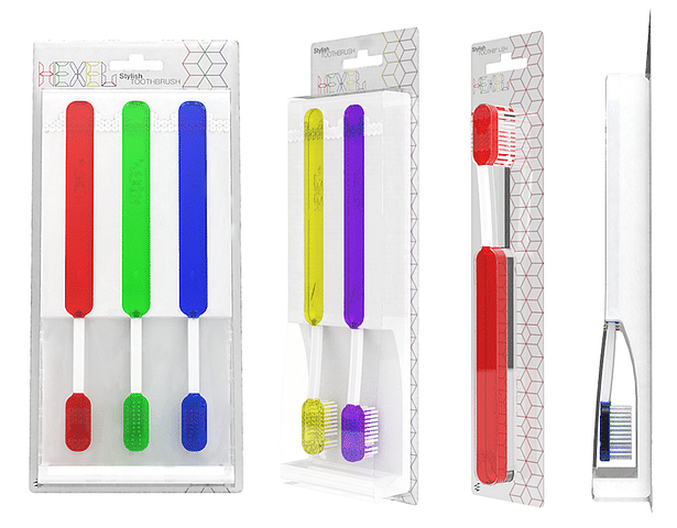 Stylish toothbrush HEXEL by Max Ptk