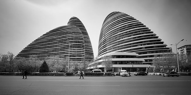 Wangjing SOHO in Beijing, China by Zaha Hadid Architects, the first place winner of the Emporis Skyscraper Award. Photo © Jan Martin.